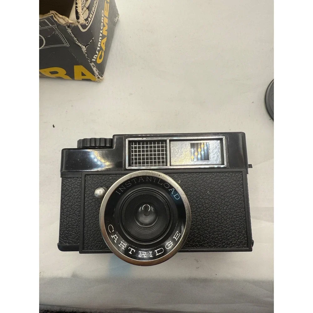 Vintage Instantload Camera Cartridge 126 Film Black Retro Photography Gadget‎